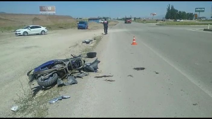 Amasya'da meydana gelen kazada 1 kişi hayatını kaybetti