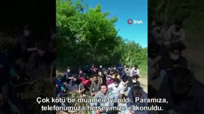 Yunanistan'ın dövüp aç bıraktığı 35 göçmene Mehmetçik sahip çıktı