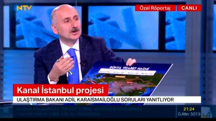 Adil Karaismailoğlu Kanal İstanbul'un nasıl gözükeceğini ilk kez paylaştı