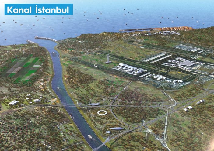 Adil Karaismailoğlu Kanal İstanbul'un nasıl gözükeceğini ilk kez paylaştı
