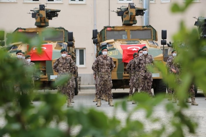 Tunceli'de PÖH timleri dualarla Suriye'ye uğurlandı