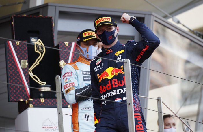 F1'de Monako GP'yi Verstappen kazandı