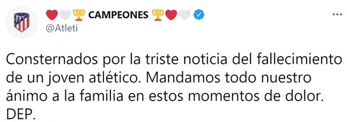 Atletico Madrid taraftarı genç kutlamalarda hayatını kaybetti