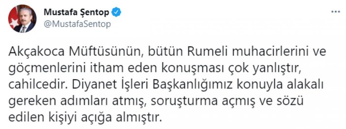 Selanik göçmenlerini hedef alan müftüye soruşturma açıldı