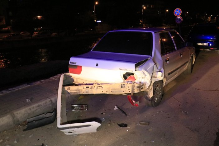 Adana'da drift yapan araç bekçiye çarptı