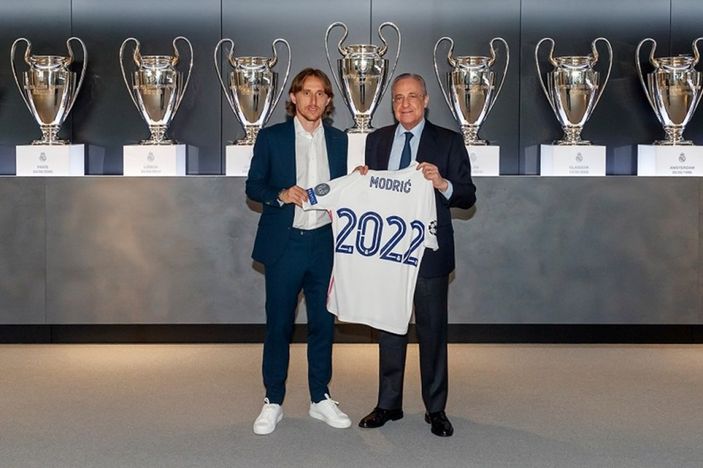 Real Madrid, Modric ile nikah tazeledi