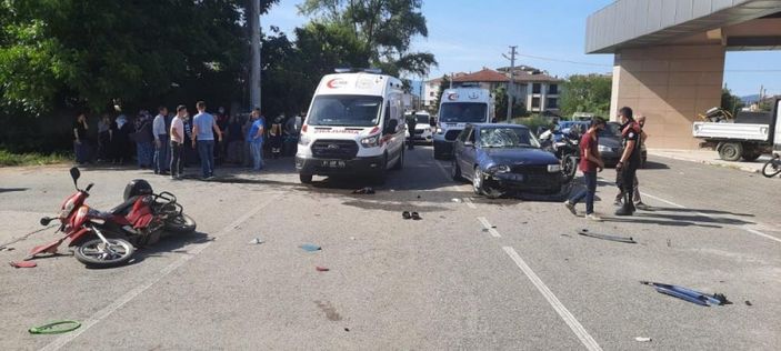 Düzce'de trafik kazası: 1 yaralı