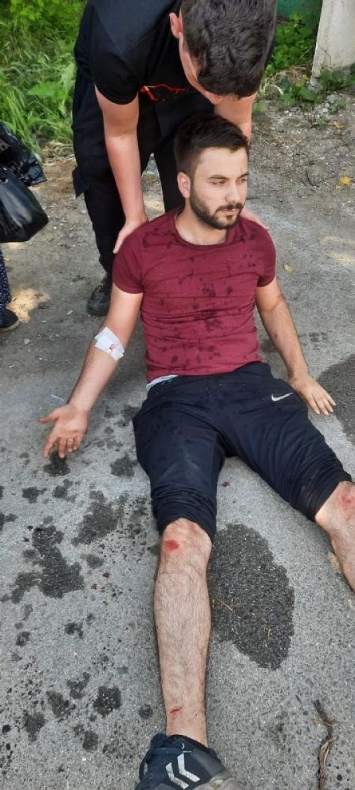 Düzce'de trafik kazası: 1 yaralı