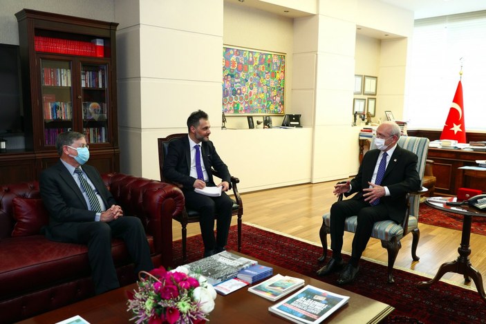Kemal Kılıçdaroğlu, ABD'nin Türkiye Büyükelçisi ile görüştü