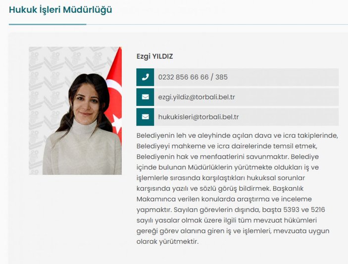 CHP'li Torbalı Belediyesi'nde vekilin avukat olmayan kızına hukuk işleri müdürlüğü