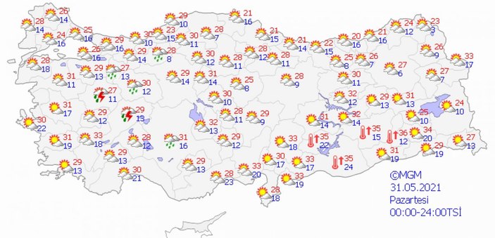 Meteoroloji uyardı: Hafta sonu yağış var, sıcaklık düşecek