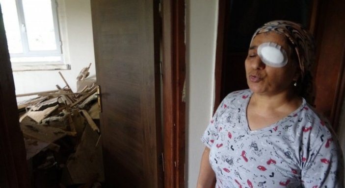 Antalya'da gecekondunun tavanı çöktü, 5 kişi ölümden döndü