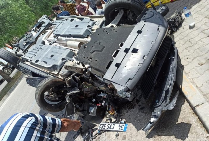 İlker Aksum trafik kazası geçirdi