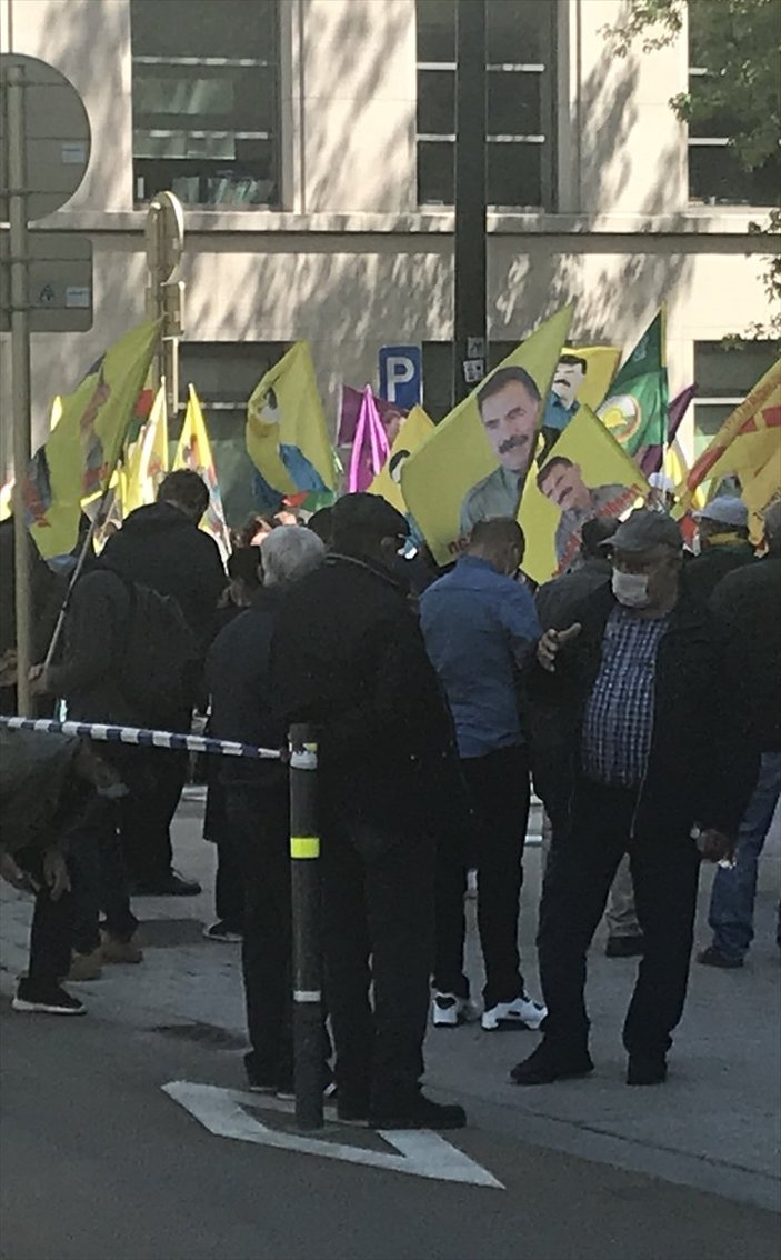 PKK yandaşlarından Brüksel'de gösteri