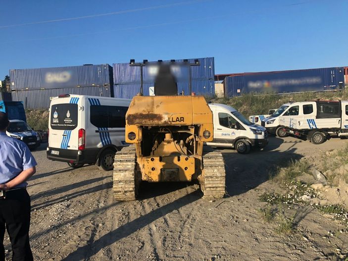 i İstanbul'da kaçak hafriyat döküp, zabıtaları darbettiler