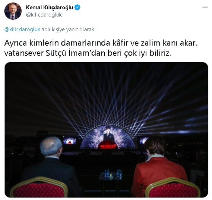 Kılıçdaroğlu'nun 'kafir ve zalim' paylaşımına tepkiler