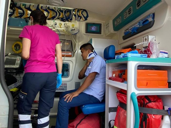 Antalya'da trafik kazası: 2 yaralı