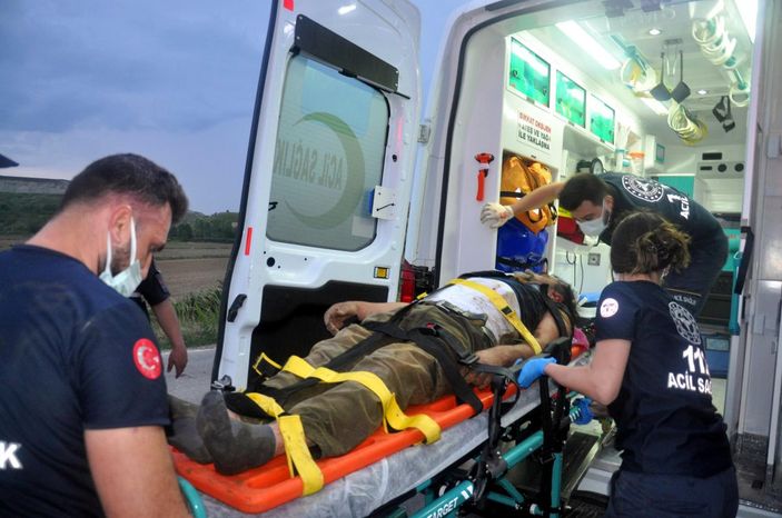 d Tekirdağ'da trafik kazası: 1 yaralı
