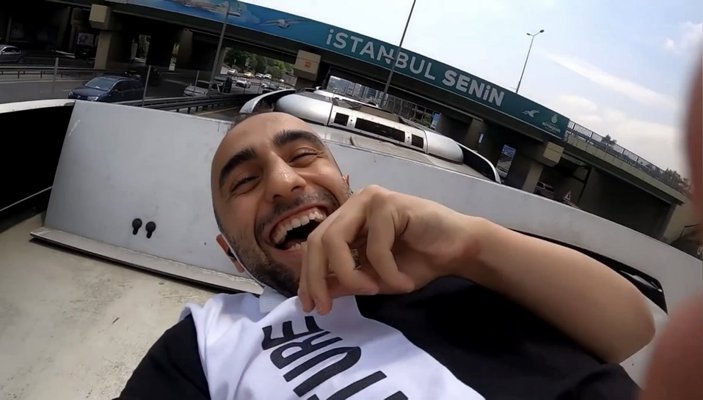 İstanbul'da, Tiktok videosu çekmek isterken canından oluyordu