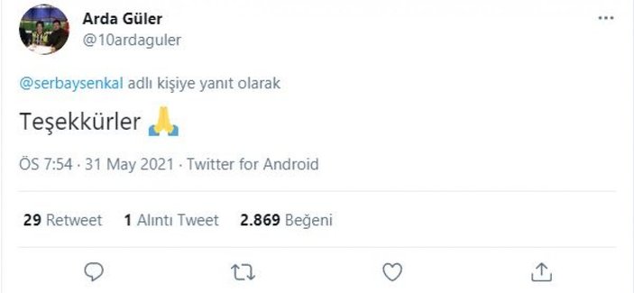 GS TV'de Fenerbahçeli Arda Güler'e övgü
