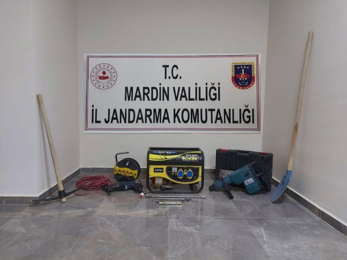 i Mardin’de defineciler suçüstü yakalandı: 7 gözaltı