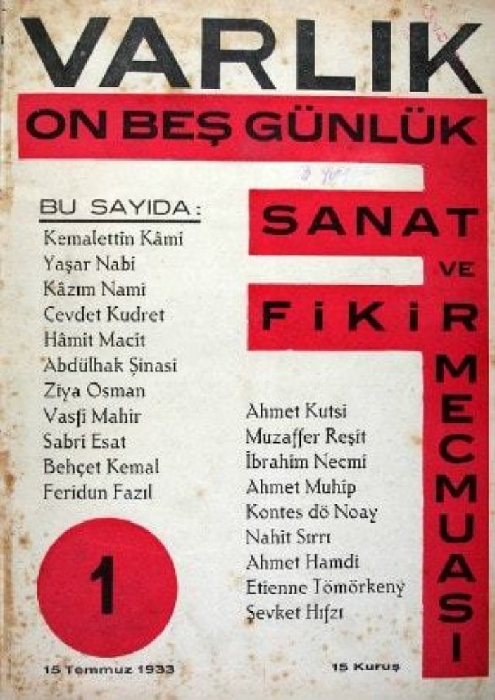 Türkiye'de bir dönem dergiler edebiyatın nabzını tutuyordu