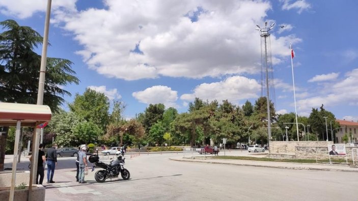Burdur'da drone destekli yaya geçidi denetimi