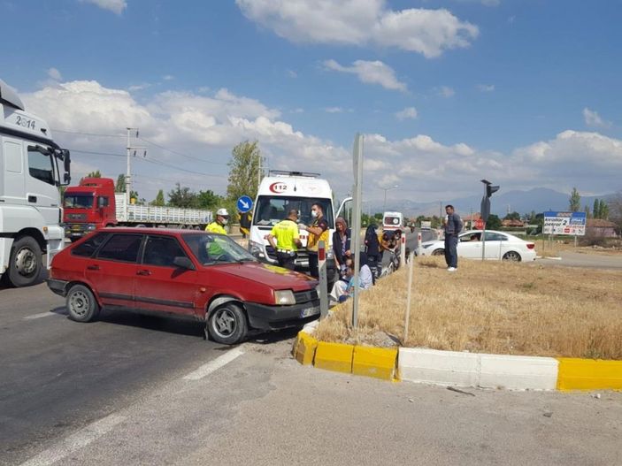 i Konya'da trafik kazası: 1 yaralı
