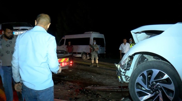 Diyarbakır'da trafik kazası: 4'ü ağır 6 yaralı