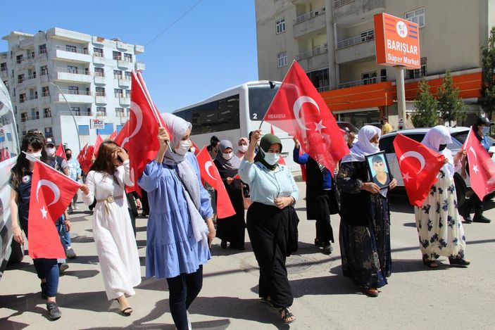 Şırnak’ta evlat nöbetine şehit ve gazi yakınları da katıldı