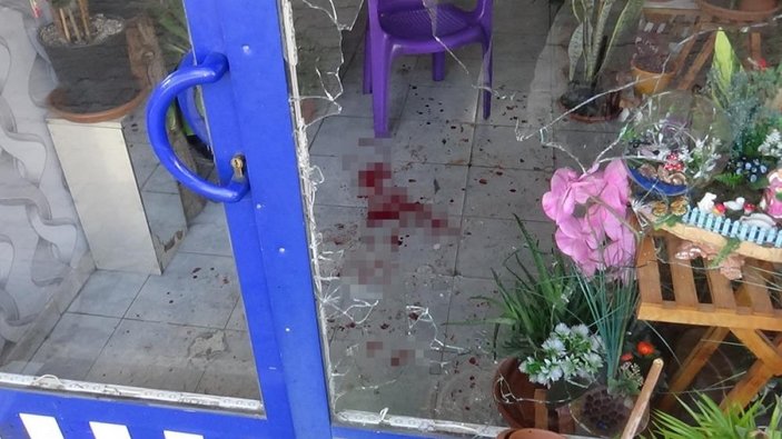 Gaziantep'te çiçekçi dükkanına saldırı