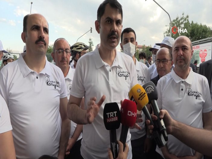 Murat Kurum bisiklet etkinliğine katıldı