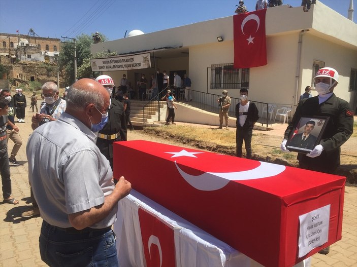 Hatay şehidi Halit Altun'a veda