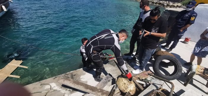 Kuşadası'nda denizden çıkanlar şaşırttı