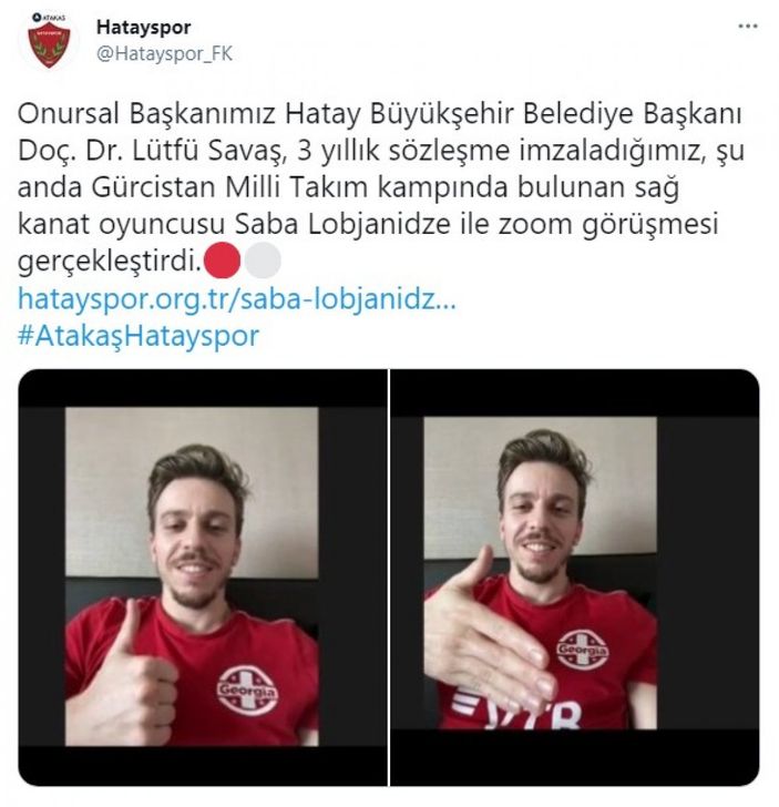 Saba Lobjanidze, Hatayspor'da