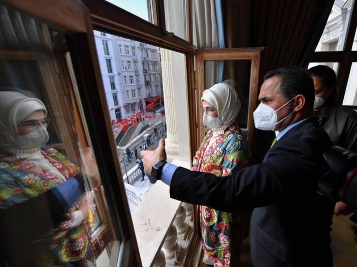 Emine Erdoğan, atıktan dönüştürülen ürünlerin yer aldığı sergiyi açtı