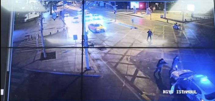 i Fatih’te dur ihtarına uymayan sürücü, polis aracına çarpınca yakalandı