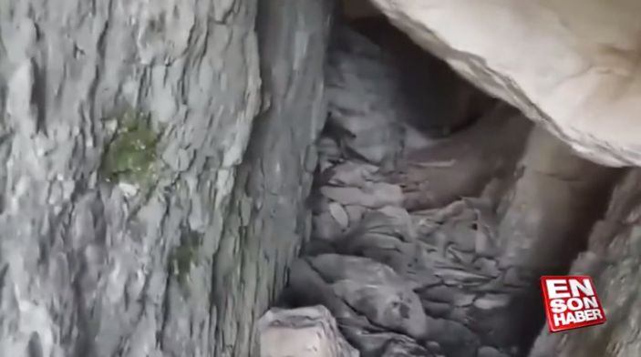 Irak'ta mağarada çok sayıda silah ve mühimmat bulundu