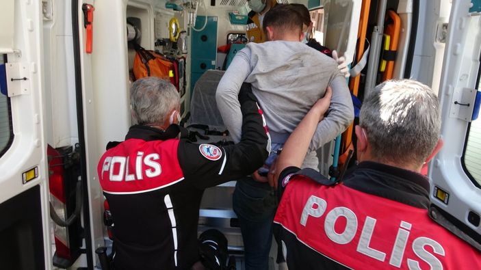 İ Samsun'da kovalamaca sonunda yakalanan şahıstan pes dedirten savunma