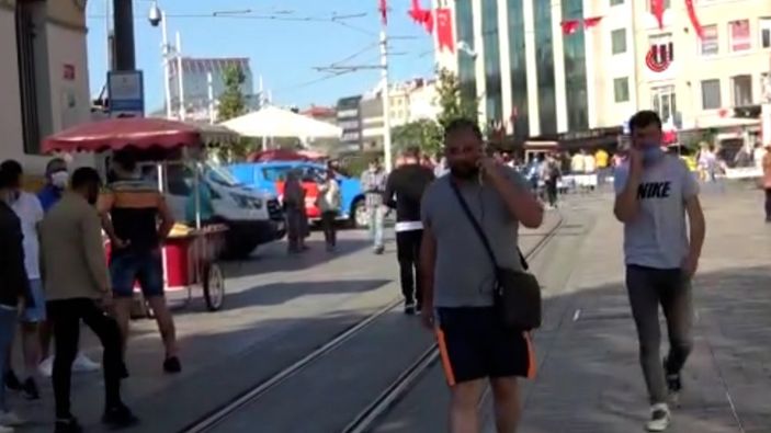 İ Taksim, pandemi öncesi günlere geri döndü