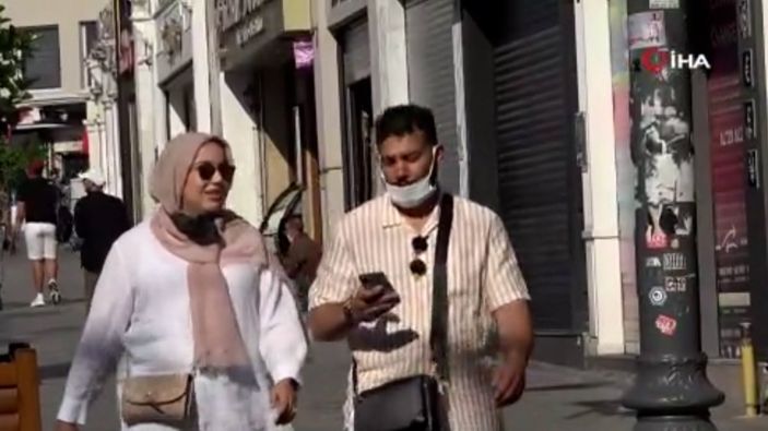 İ Taksim, pandemi öncesi günlere geri döndü