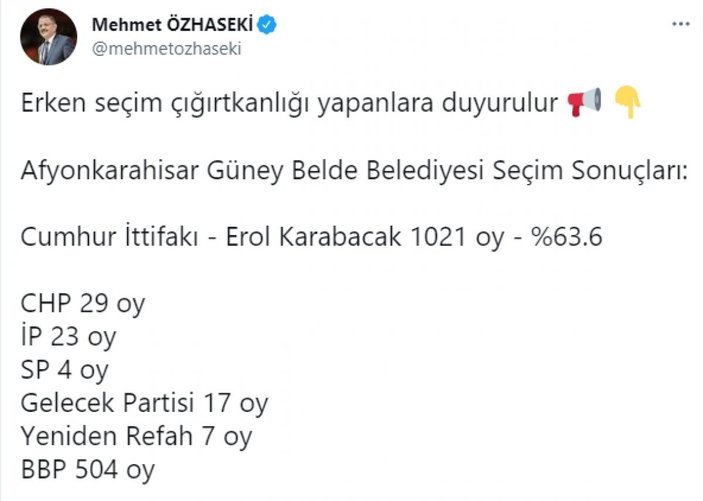 Ahmet Davutoğlu, partisi 17 oy alınca alay konusu oldu