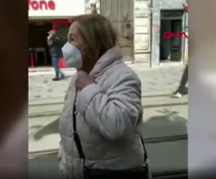 Taksim’de, çarşaflılara hakaret eden kadına dava açıldı