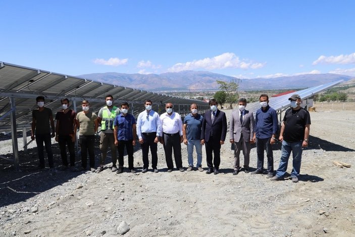 Erzincan'da güneş enerjisi kurulumu tamamlandı
