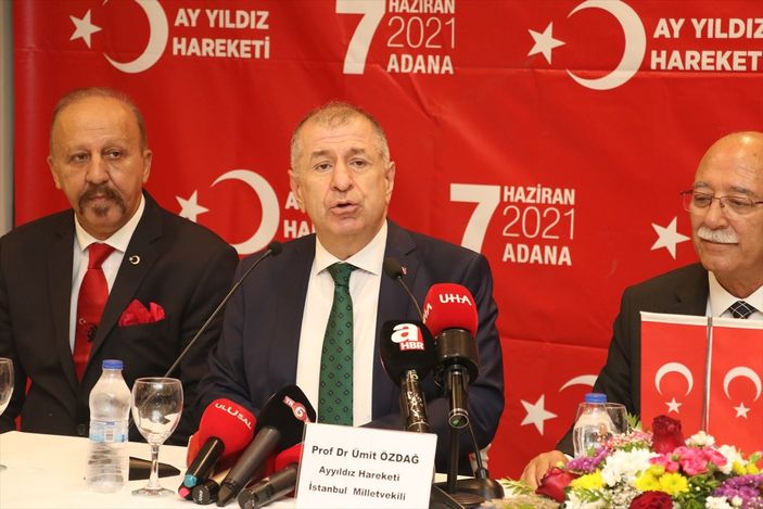 Ümit Özdağ, Ayyıldız Hareketi heyetiyle Adana'yı ziyaret etti