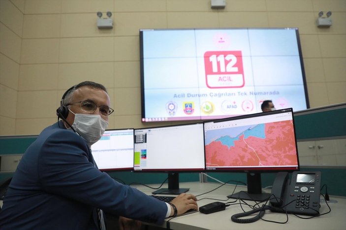 Rize'de 112 Acil Çağrı Merkezi, hizmete başladı