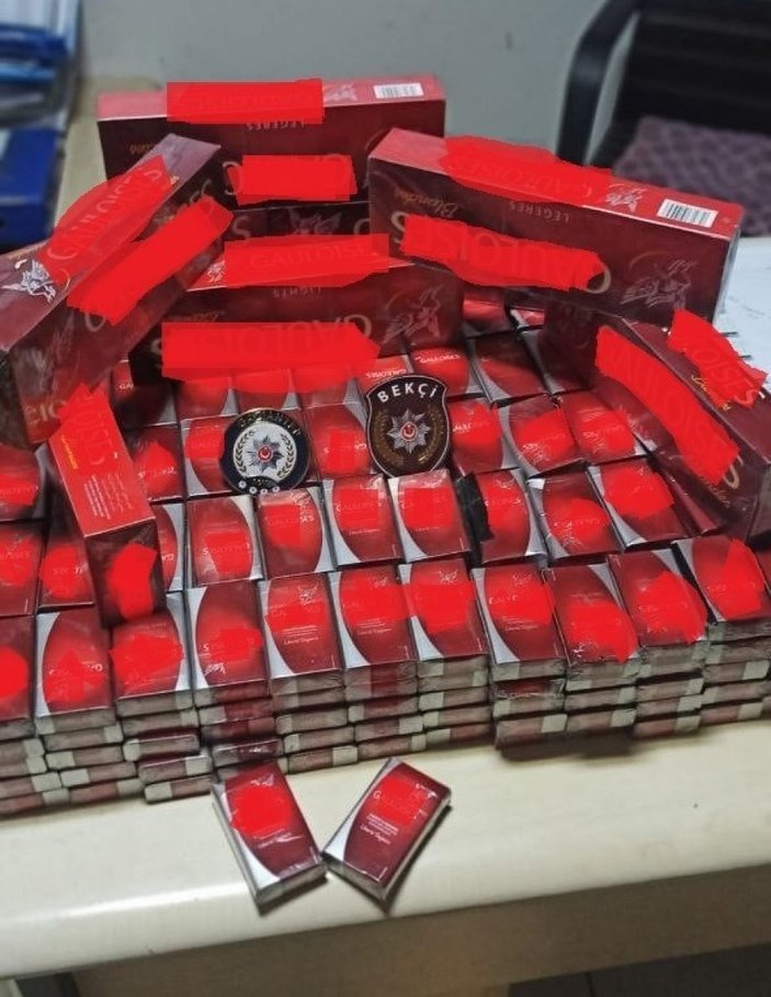 Gaziantep’te 417 paket kaçak sigara ele geçirildi