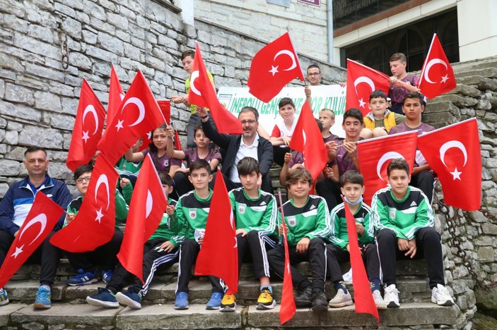 Muharrem Kasapoğlu, Atatürk ve İstiklal Yolu yürüyüşüne katıldı