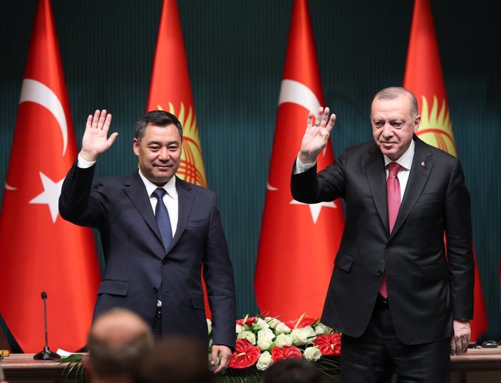 Cumhurbaşkanı Erdoğan: Kırgızistan'la ticaret hacmindeki hedefimiz 1 milyar dolar