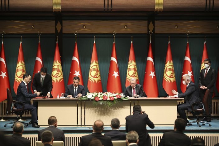 Cumhurbaşkanı Erdoğan: Kırgızistan'la ticaret hacmindeki hedefimiz 1 milyar dolar